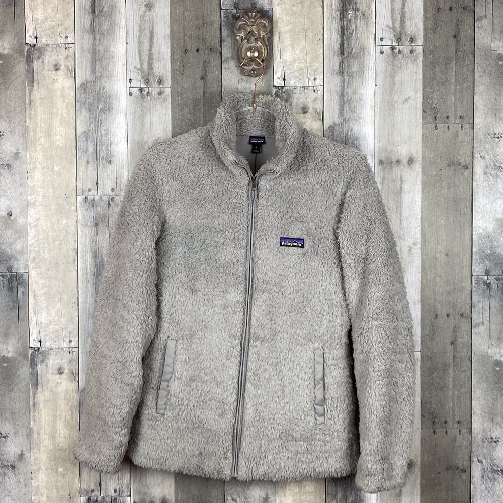 Patagonia Woman’s Los Gatos Fleece Jacket in Light Grey Size Medium - Picture 3 of 16